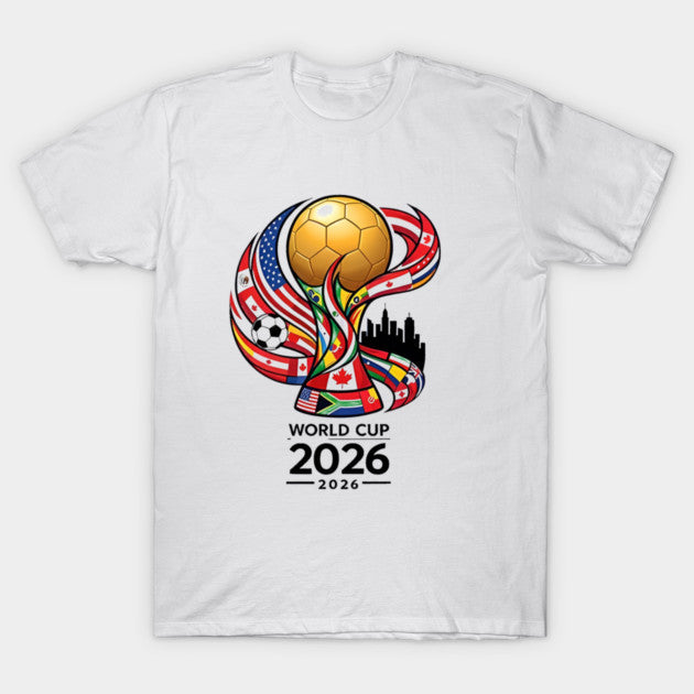 World Cup 2026 Abstract Ribbon - T-Shirt, Sweatshirt, Hoodie