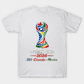 World Cup 2026 Abstract Trophy Dark - T-Shirt, Sweatshirt, Hoodie