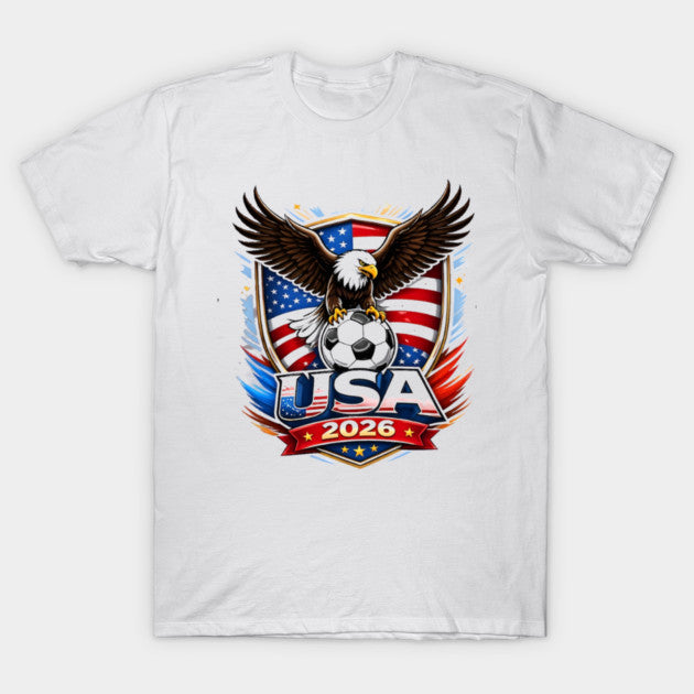 USA 2026 Soccer Eagle Crest - T-Shirt, Sweatshirt, Hoodie