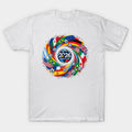 World Cup 2026 Global Flag Swirl - T-Shirt, Sweatshirt, Hoodie