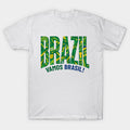 Brazil Soccer Vamos Brasil Retro - T-Shirt, Sweatshirt, Hoodie