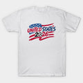 United States 2026 Flag Typography - T-Shirt, Sweatshirt, Hoodie