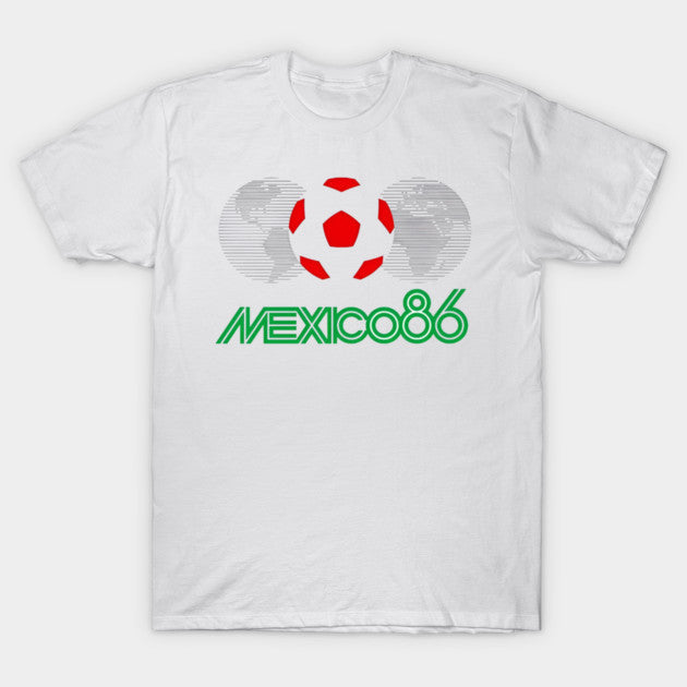 Mexico 86 World Cup Official Ball Graphic - Retro Soccer - T-Shirt, Sweatshirt, Hoodie