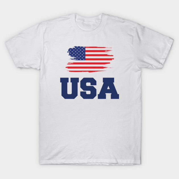 USA 2026 Retro Flag Block - T-Shirt, Sweatshirt, Hoodie