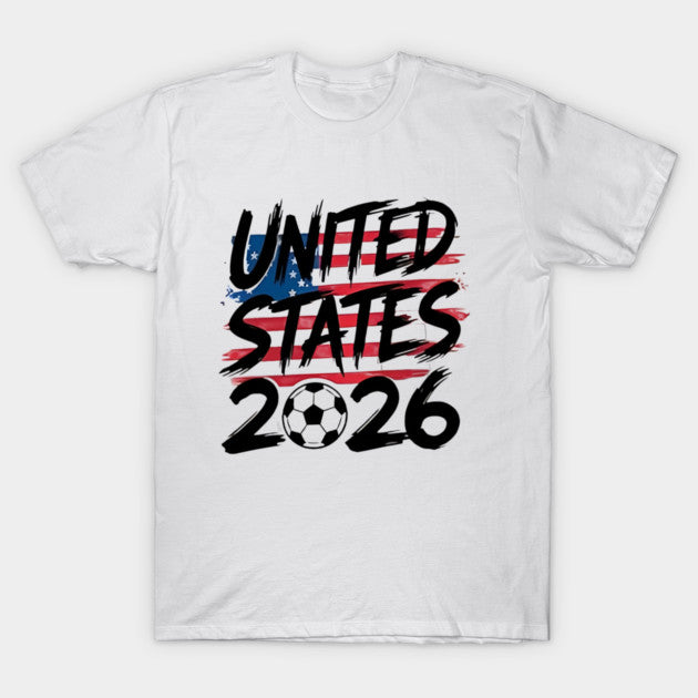 United States 2026 Black Typography - T-Shirt, Sweatshirt, Hoodie