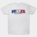 France Allez Les Bleus Banner - T-Shirt, Sweatshirt, Hoodie