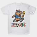 Capybara Soccer Champion 2026 - T-Shirt, Sweatshirt, Hoodie