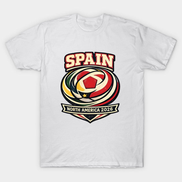 Spain North America 2026 Shield - T-Shirt, Sweatshirt, Hoodie