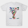 USA CAN MEX 2026 Abstract Ribbon - T-Shirt, Sweatshirt, Hoodie