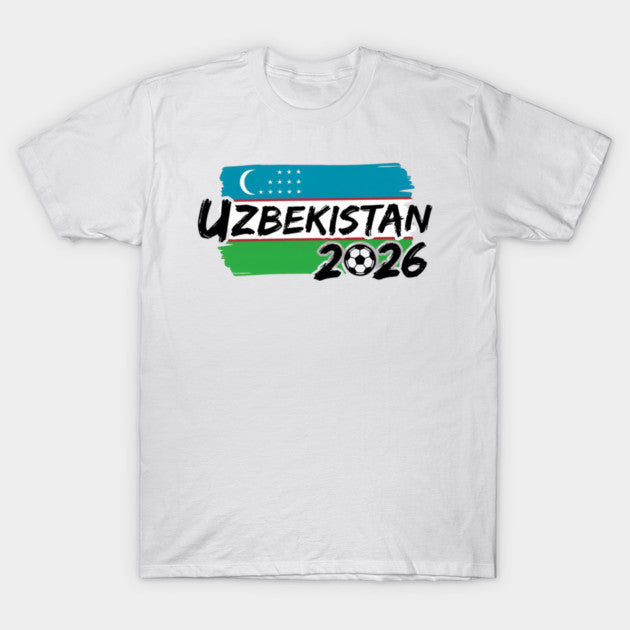 Uzbekistan 2026 Soccer Logo - T-Shirt, Sweatshirt, Hoodie