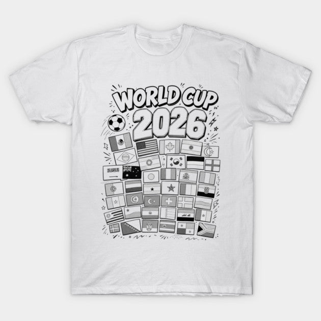 World Cup 2026 White - T-Shirt, Sweatshirt, Hoodie