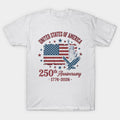 USA 250th Anniversary Flag - T-Shirt, Sweatshirt, Hoodie