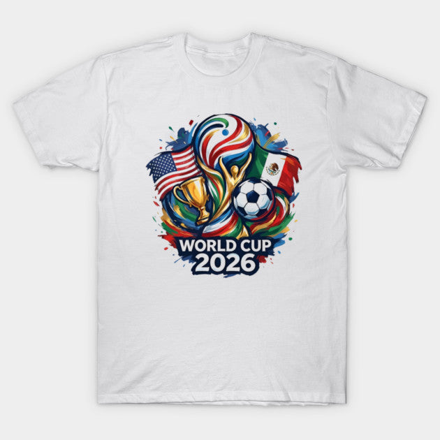 World Cup 2026 Host Flags Ribbon - T-Shirt, Sweatshirt, Hoodie