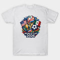 World Cup 2026 Host Flags Ribbon - T-Shirt, Sweatshirt, Hoodie