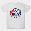 USA World Cup 26 Wave Logo - T-Shirt, Sweatshirt, Hoodie