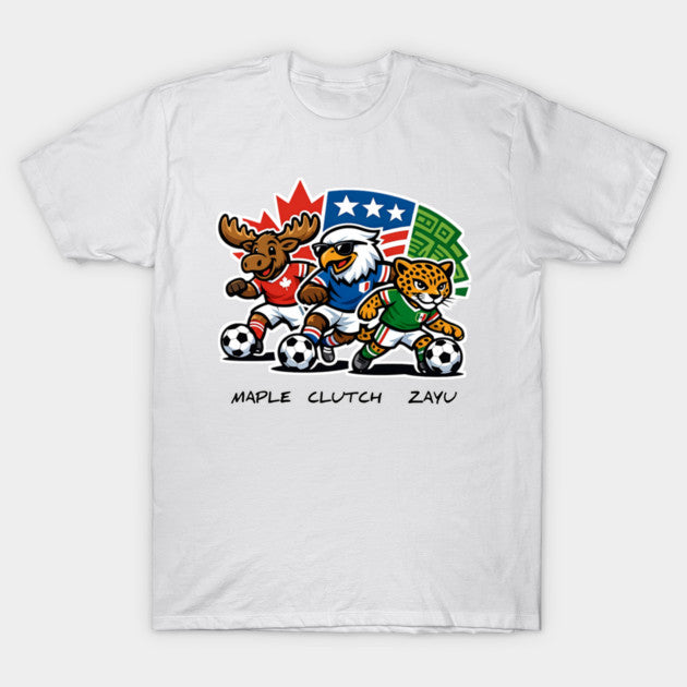 WORLD CUP FOOTBALL - FIFA 2026 Mascot Badge - T-Shirt, Sweatshirt, Hoodie