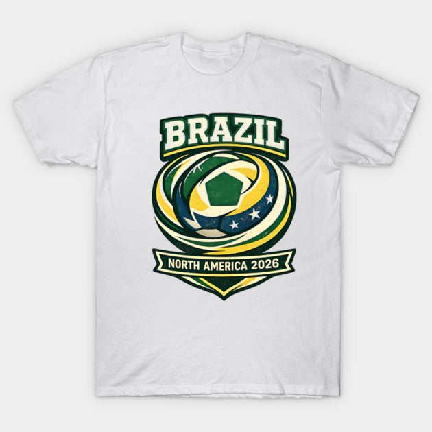 Brazil North America 2026 Shield - T-Shirt, Sweatshirt, Hoodie
