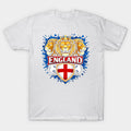 England Three Lions Crest 2026 - T-Shirt, Sweatshirt, Hoodie