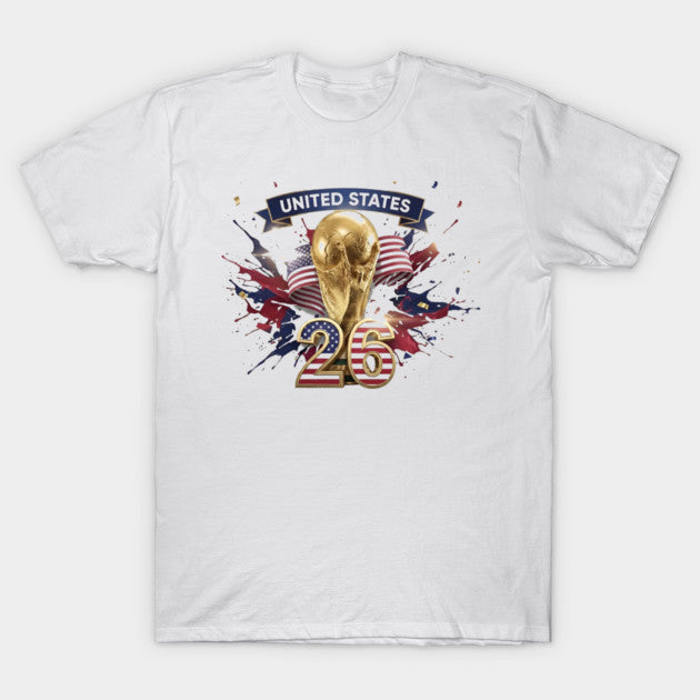 United States 26 Trophy Splash - T-Shirt, Sweatshirt, Hoodie