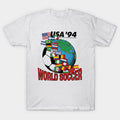 USA 94 World Soccer Globe With Flags - Classic Football Fan Art - T-Shirt, Sweatshirt, Hoodie