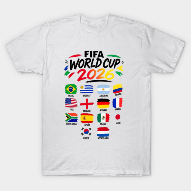 World Cup 2026 Soccer Tournament - T-Shirt, Sweatshirt, Hoodie