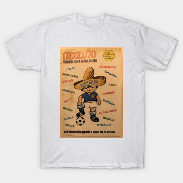Mexico 1970 World Cup Vintage Poster - Retro Football Tournament - T-Shirt, Sweatshirt, Hoodie