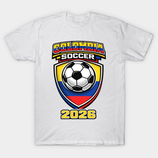 Colombia Soccer Shield 2026 - T-Shirt, Sweatshirt, Hoodie
