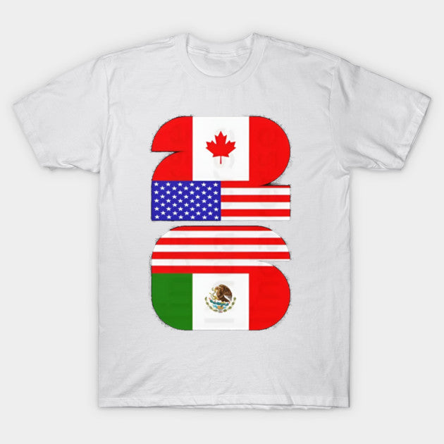 2026 Host Nation Flag Blocks - T-Shirt, Sweatshirt, Hoodie
