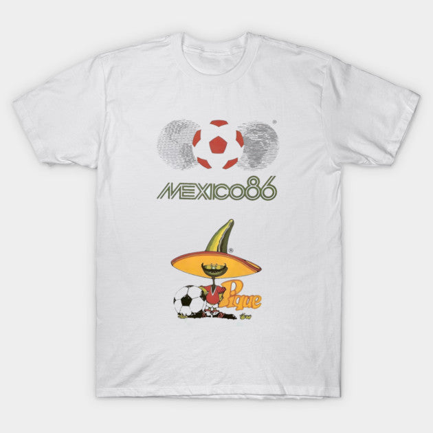 Mexico 86 Pique Mascot Vintage Graphic - Classic Football - T-Shirt, Sweatshirt, Hoodie