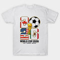 2026 World Cup Flag Numbers - T-Shirt, Sweatshirt, Hoodie
