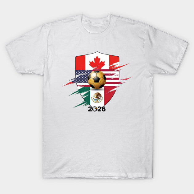 Canada USA Mexico Emblem World Cup 2026 Eagle Soccer - T-Shirt, Sweatshirt, Hoodie