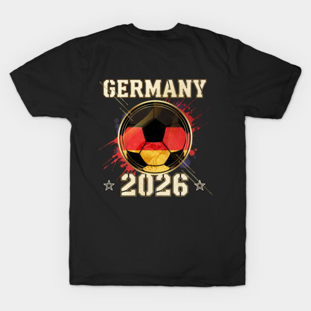 Back Print Germany World Cup 2026 Soccer - German Fan Gift - T-Shirt, Sweatshirt, Hoodie