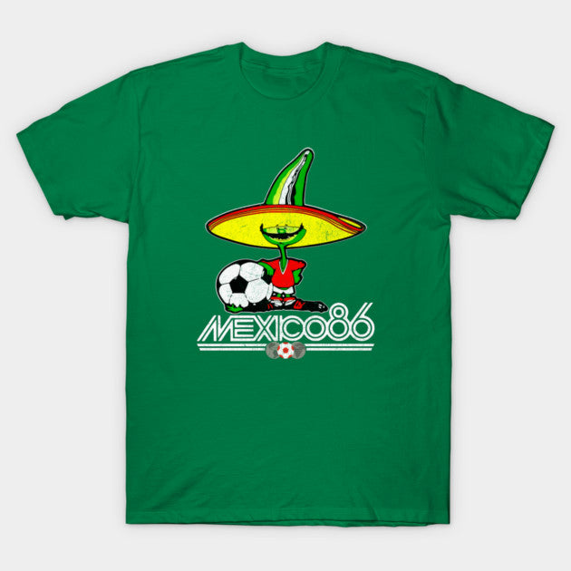 Mexico 86 World Cup Pique Retro Vintage - T-Shirt, Sweatshirt, Hoodie