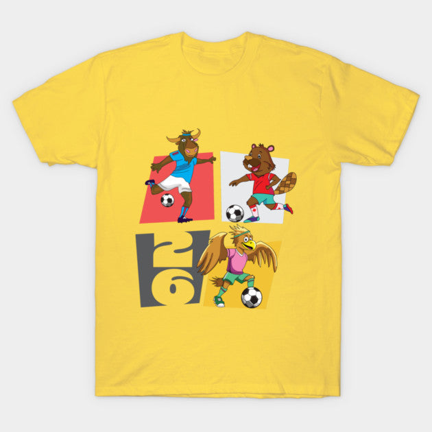 North America Mascots 4 - T-Shirt, Sweatshirt, Hoodie