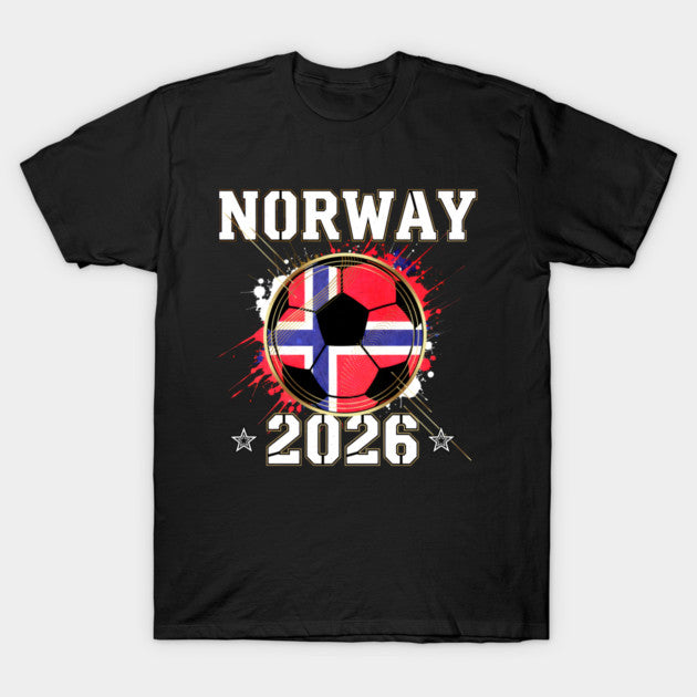 Norway Soccer Ball North America World Cup 2026 - Norwegian Fan Gift - T-Shirt, Sweatshirt, Hoodie