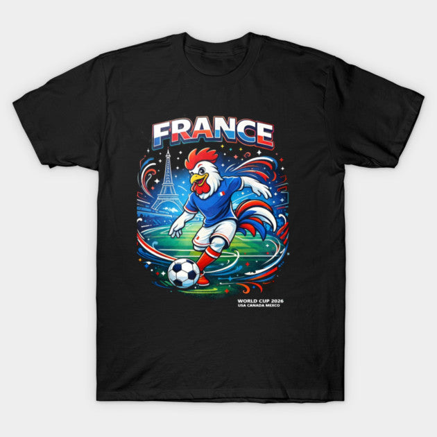 France Soccer Rooster 2026 - T-Shirt, Sweatshirt, Hoodie