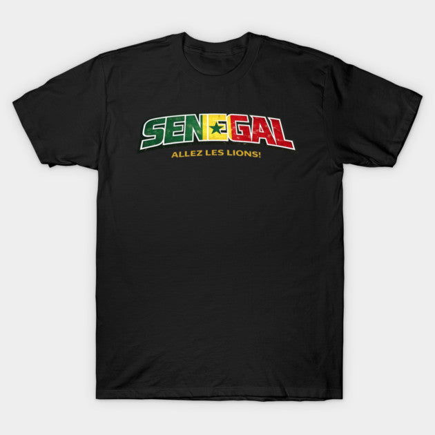 Senegal Allez Les Lions Banner - T-Shirt, Sweatshirt, Hoodie