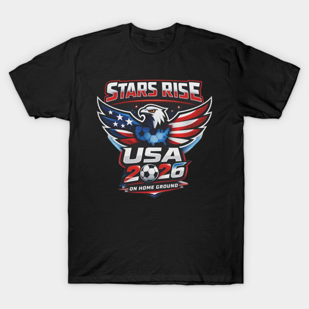 Stars Rise USA 2026 Eagle - T-Shirt, Sweatshirt, Hoodie