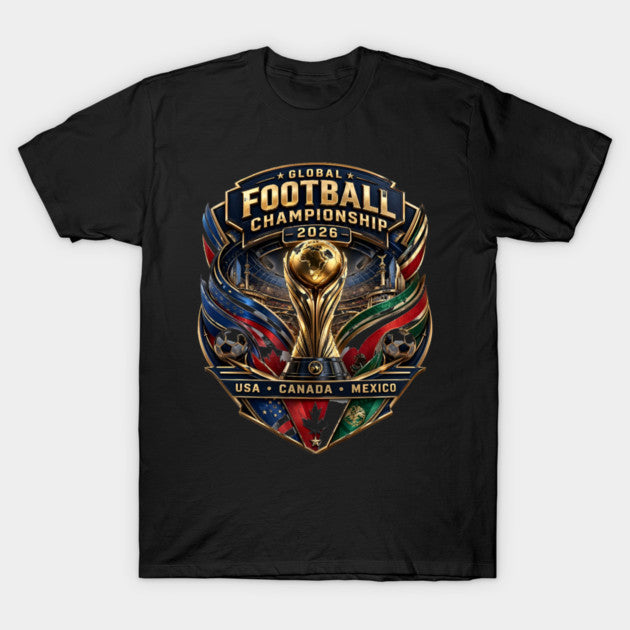 Global Football Championship Badge - T-Shirt, Sweatshirt, Hoodie