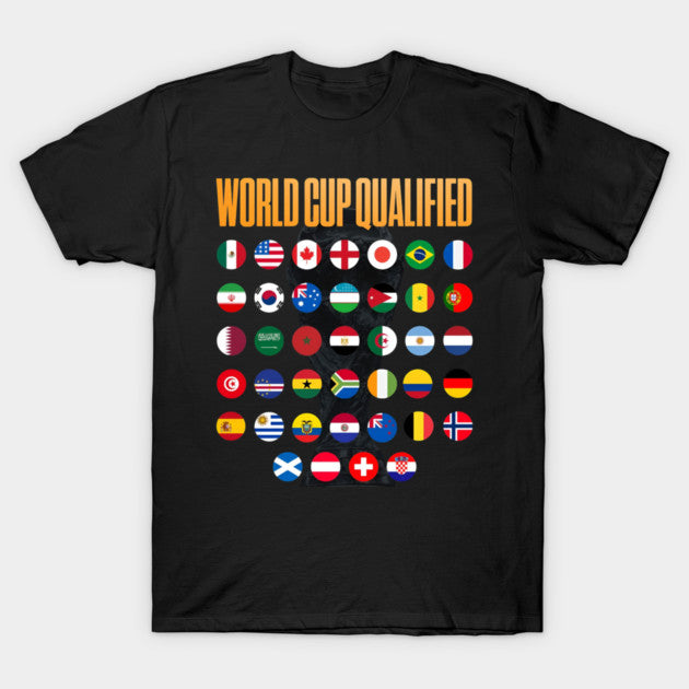 World Cup Qualified Teams Grid Vintage Sports - T-Shirt, Sweatshirt, Hoodie