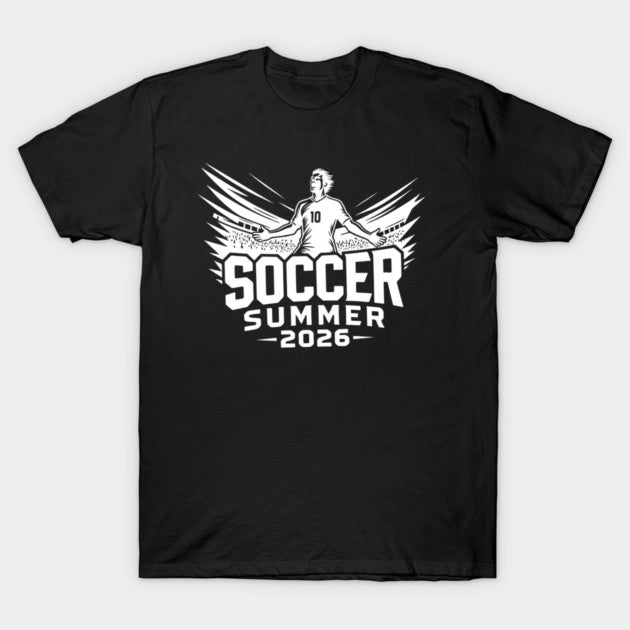 Soccer Summer 2026 Crest - T-Shirt, Sweatshirt, Hoodie