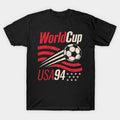 World Cup USA 94 Ball Graphic - Vintage Soccer Shooting Effect - T-Shirt, Sweatshirt, Hoodie