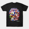 Patriotic Eagle Soccer Strike - T-Shirt, Sweatshirt, Hoodie