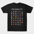 2026 World Cup All Countries Global Grid - T-Shirt, Sweatshirt, Hoodie