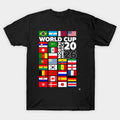 World Cup 2026 North America Participating Flags - T-Shirt, Sweatshirt, Hoodie
