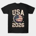 USA Soccer World Cup 2026 American Fan - T-Shirt, Sweatshirt, Hoodie