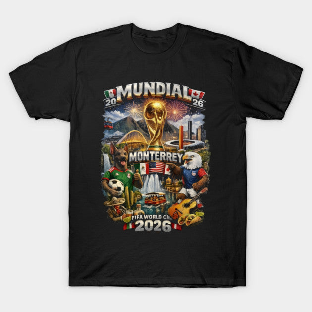 Monterrey Mundial 2026 Host City - T-Shirt, Sweatshirt, Hoodie
