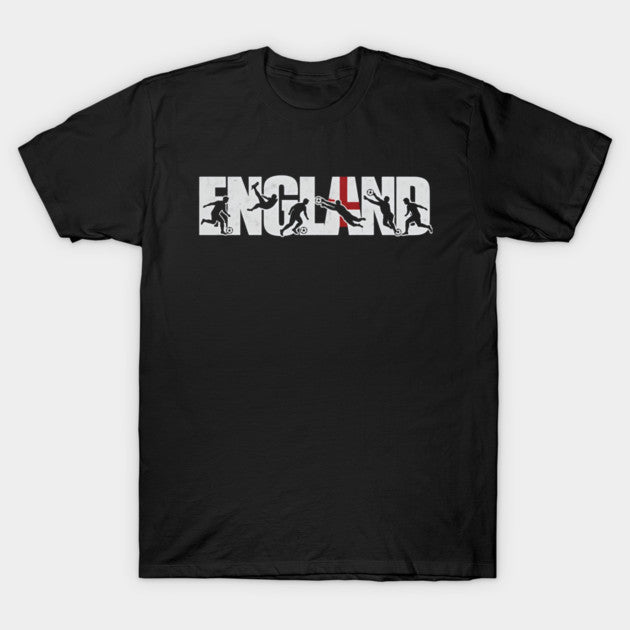 England Soccer Silhouette 90s - T-Shirt, Sweatshirt, Hoodie