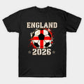 Front Print England Soccer World Cup 2026 - English Fan Gift - T-Shirt, Sweatshirt, Hoodie