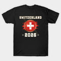 Front Print Switzerland Soccer World Cup 2026 - Swiss Fan Gift - T-Shirt, Sweatshirt, Hoodie